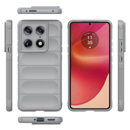 Motorola Signature 5G Magic Shield TPU + Flannel Protective Phone Case Cover, Shockproof Scratch Resistant