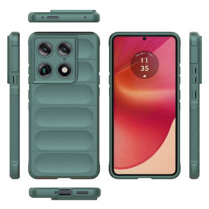Motorola Signature 5G Magic Shield TPU + Flannel Protective Phone Case Cover, Shockproof Scratch Resistant
