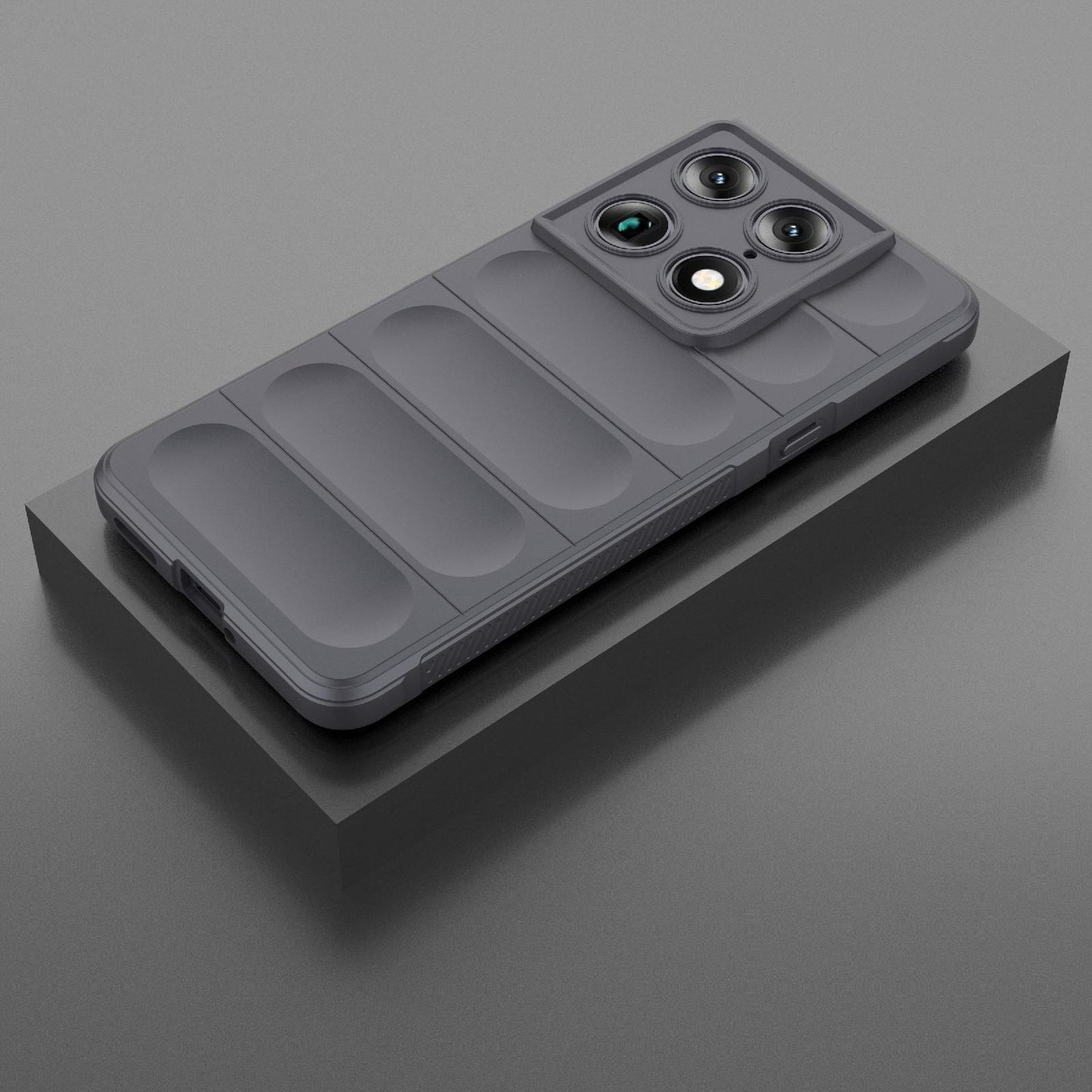 Motorola Signature 5G Magic Shield TPU + Flannel Protective Phone Case Cover, Shockproof Scratch Resistant