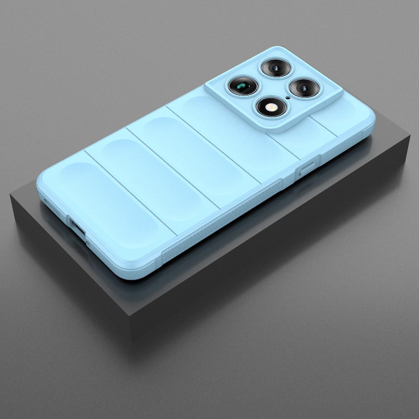 Motorola Signature 5G Magic Shield TPU + Flannel Protective Phone Case Cover, Shockproof Scratch Resistant