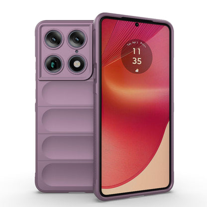 Motorola Signature 5G Magic Shield TPU + Flannel Protective Phone Case Cover, Shockproof Scratch Resistant