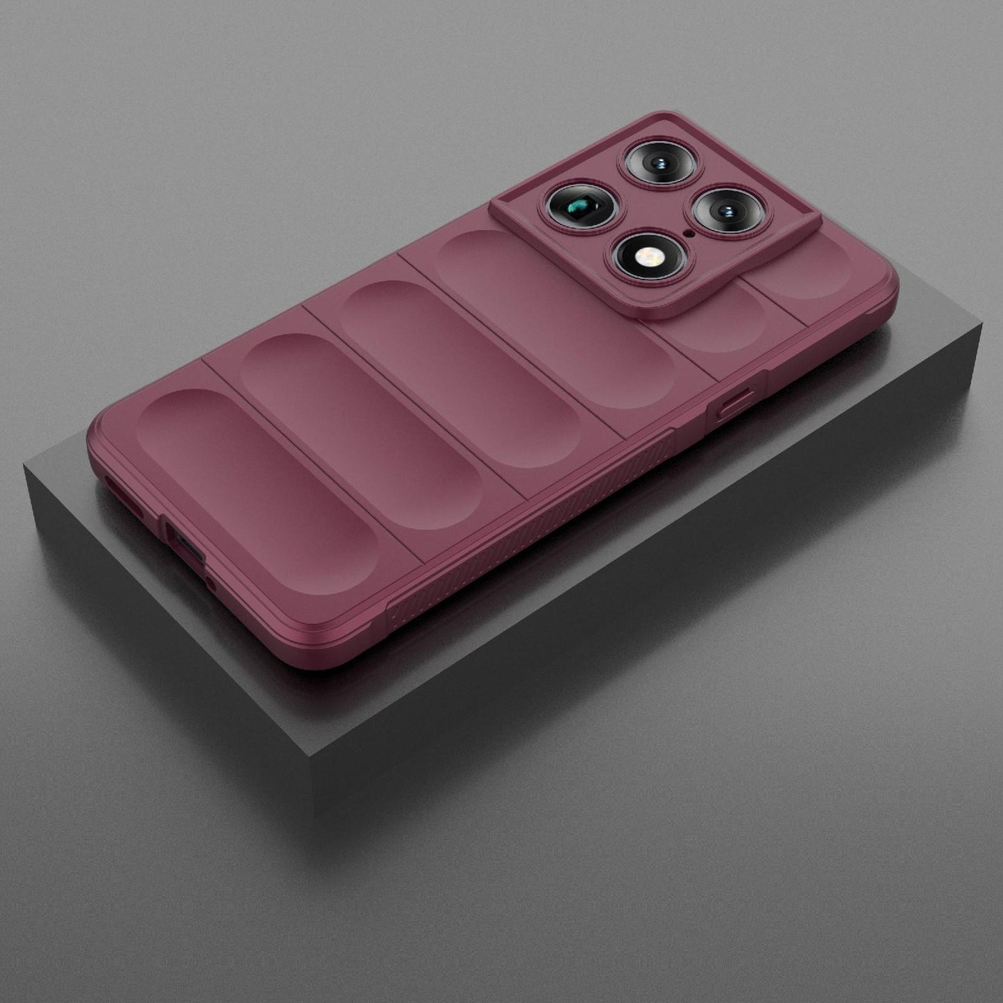 Motorola Signature 5G Magic Shield TPU + Flannel Protective Phone Case Cover, Shockproof Scratch Resistant