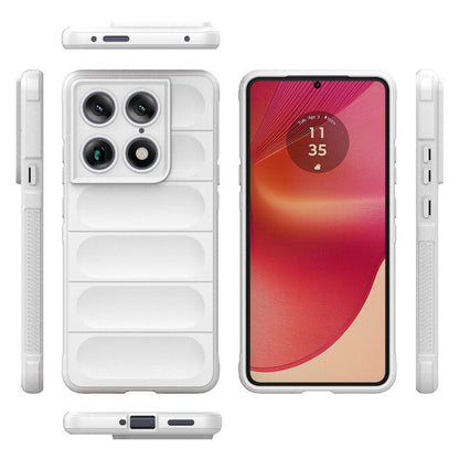 Motorola Signature 5G Magic Shield TPU + Flannel Protective Phone Case Cover, Shockproof Scratch Resistant