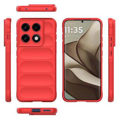 Motorola Edge 70 Pro 5G Magic Shield TPU + Flannel Protective Phone Case Cover, Shockproof Scratch Resistant