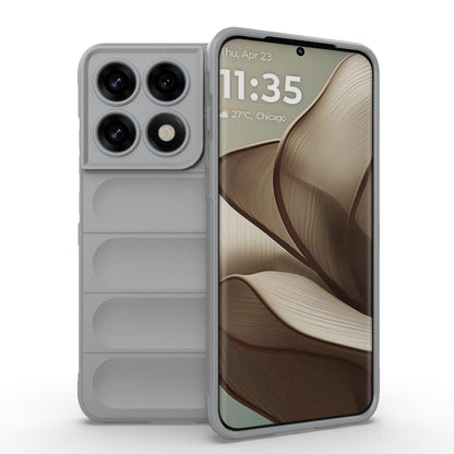 Motorola Edge 70 Pro 5G Magic Shield TPU + Flannel Protective Phone Case Cover, Shockproof Scratch Resistant