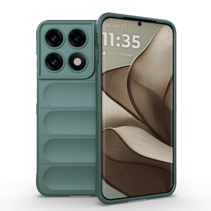 Motorola Edge 70 Pro 5G Magic Shield TPU + Flannel Protective Phone Case Cover, Shockproof Scratch Resistant