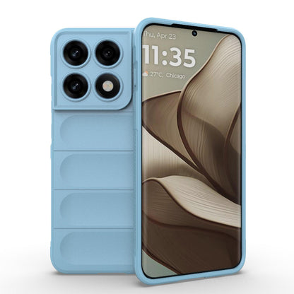 Motorola Edge 70 Pro 5G Magic Shield TPU + Flannel Protective Phone Case Cover, Shockproof Scratch Resistant