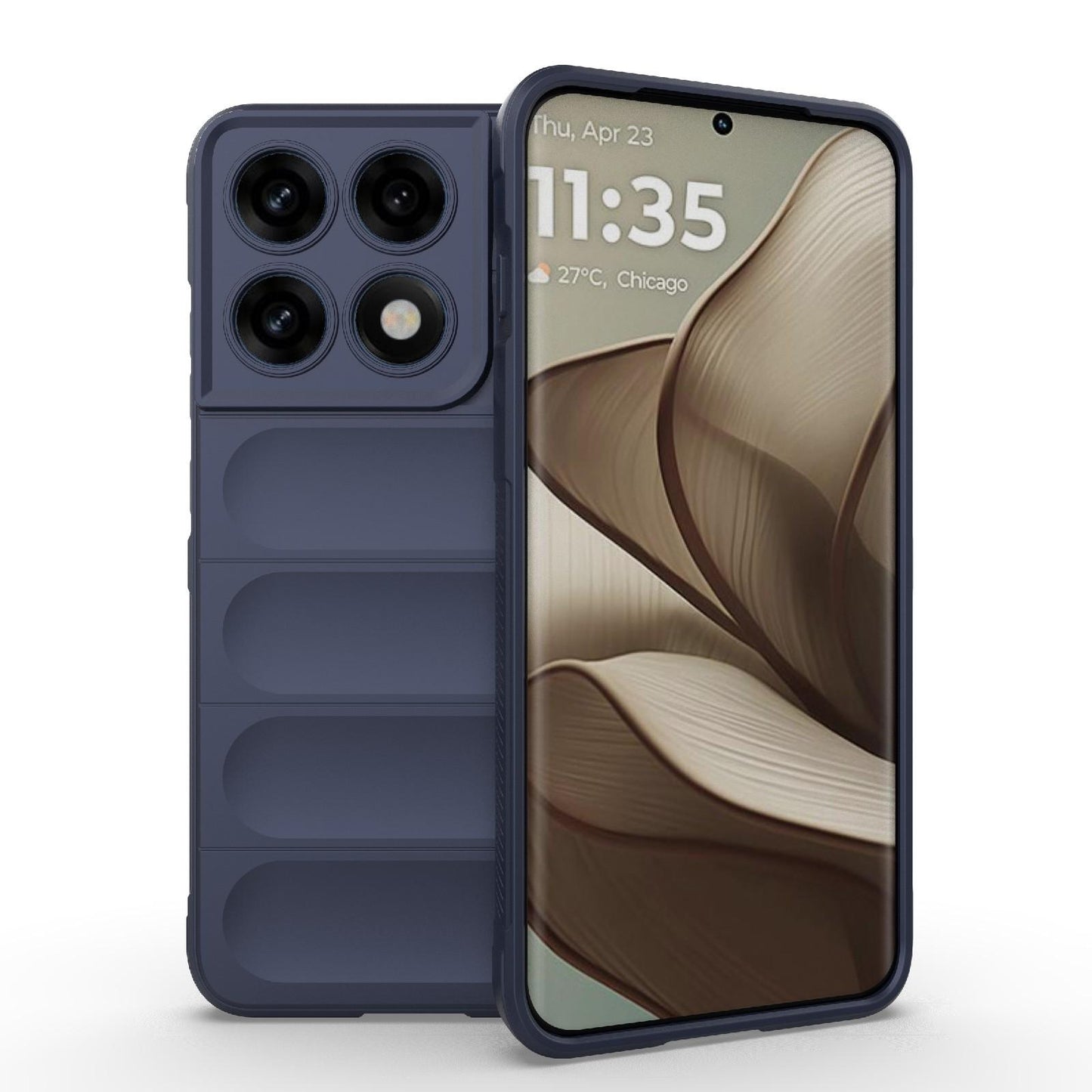 Motorola Edge 70 Pro 5G Magic Shield TPU + Flannel Protective Phone Case Cover, Shockproof Scratch Resistant