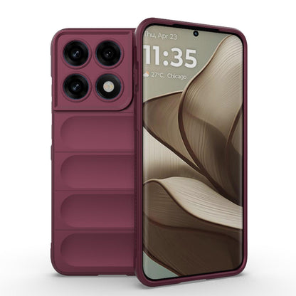 Motorola Edge 70 Pro 5G Magic Shield TPU + Flannel Protective Phone Case Cover, Shockproof Scratch Resistant