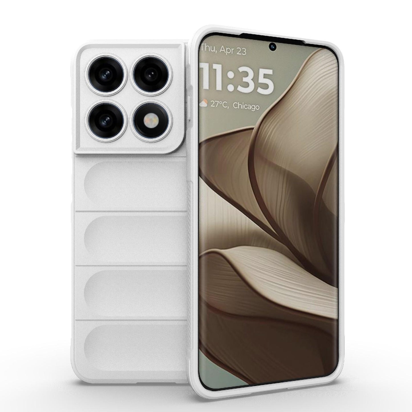 Motorola Edge 70 Pro 5G Magic Shield TPU + Flannel Protective Phone Case Cover, Shockproof Scratch Resistant