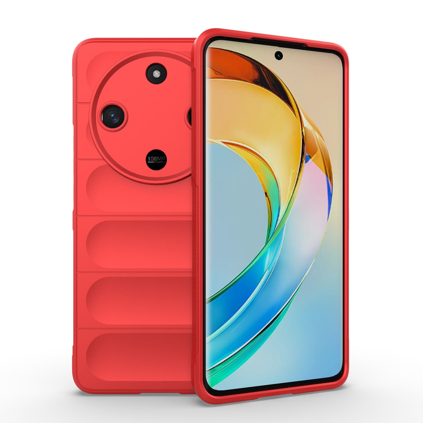 Honor X9b Magic Shield TPU + Flannel Protective Phone Case Cover, Shockproof Scratch Resistant