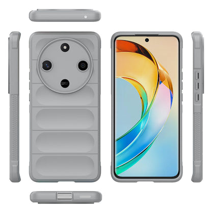 Honor X9b Magic Shield TPU + Flannel Protective Phone Case Cover, Shockproof Scratch Resistant
