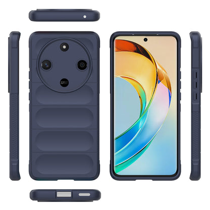 Honor X9b Magic Shield TPU + Flannel Protective Phone Case Cover, Shockproof Scratch Resistant