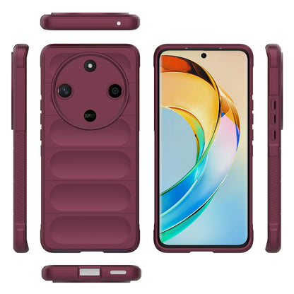 Honor X9b Magic Shield TPU + Flannel Protective Phone Case Cover, Shockproof Scratch Resistant