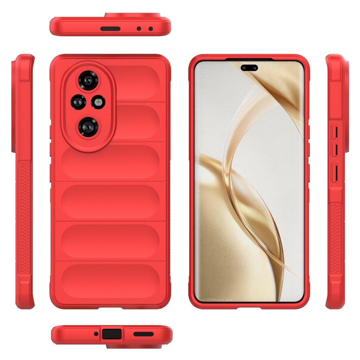 Honor 200 Pro Shock Absorbent Magic Shield TPU + Flannel Phone Case, Featuring Ridged Drop Protection, Bright Colours & Easy Access
