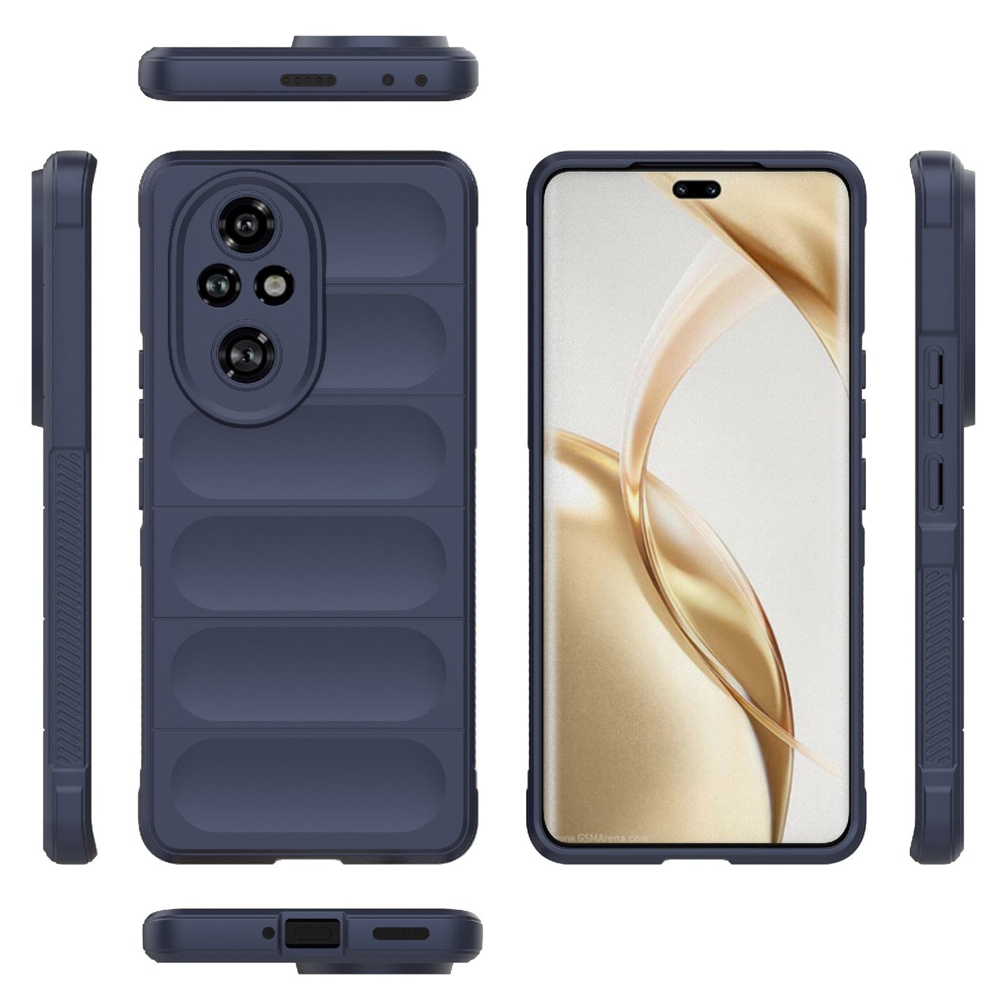 Honor 200 Pro Shock Absorbent Magic Shield TPU + Flannel Phone Case, Featuring Ridged Drop Protection, Bright Colours & Easy Access