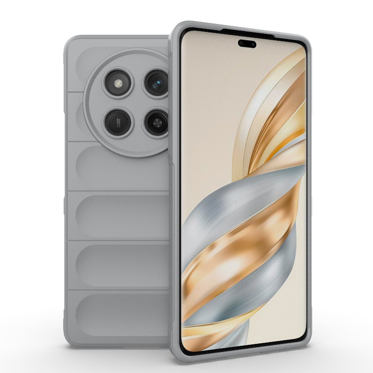 Honor X60 Pro 5G Magic Shield TPU + Flannel Protective Phone Case Cover, Shockproof Scratch Resistant