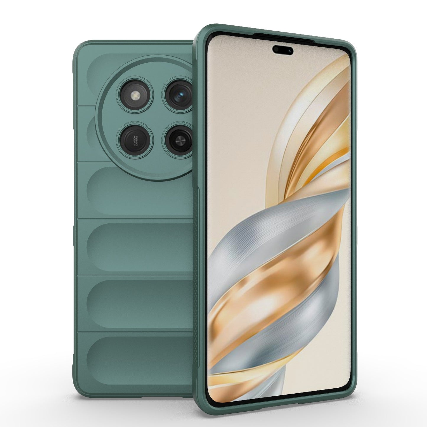 Honor X60 Pro 5G Magic Shield TPU + Flannel Protective Phone Case Cover, Shockproof Scratch Resistant