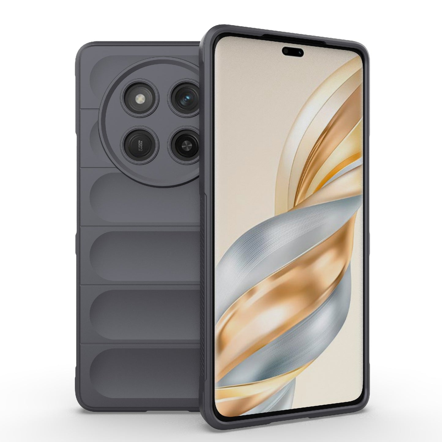 Honor X60 Pro 5G Magic Shield TPU + Flannel Protective Phone Case Cover, Shockproof Scratch Resistant
