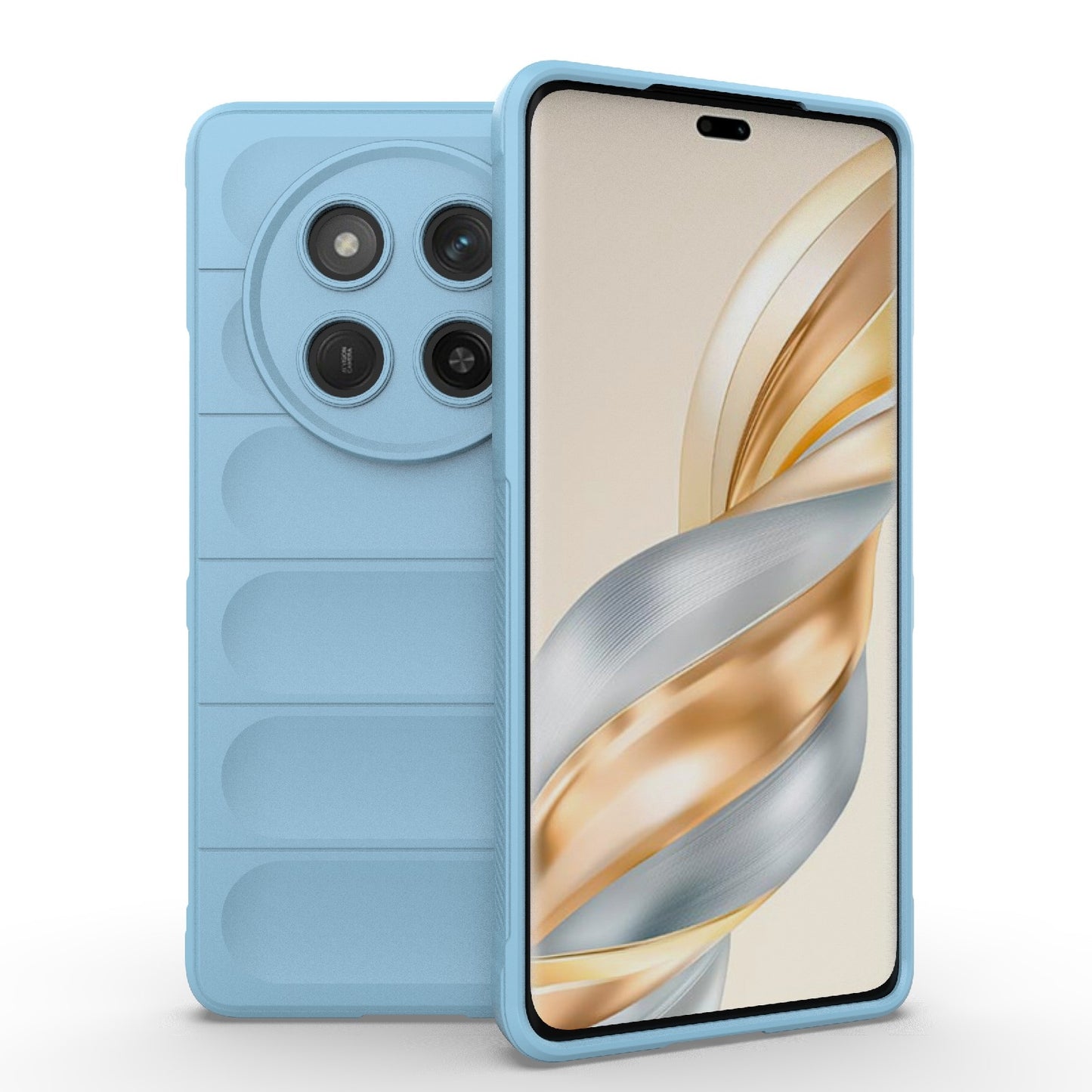 Honor X60 Pro 5G Magic Shield TPU + Flannel Protective Phone Case Cover, Shockproof Scratch Resistant