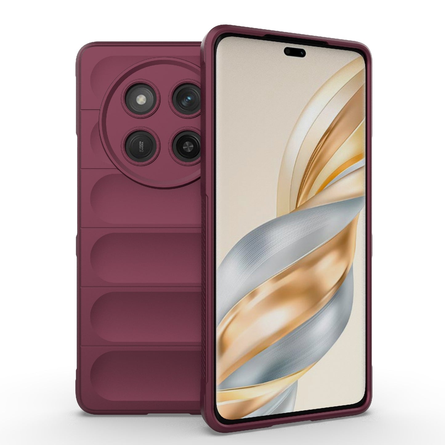 Honor X60 Pro 5G Magic Shield TPU + Flannel Protective Phone Case Cover, Shockproof Scratch Resistant