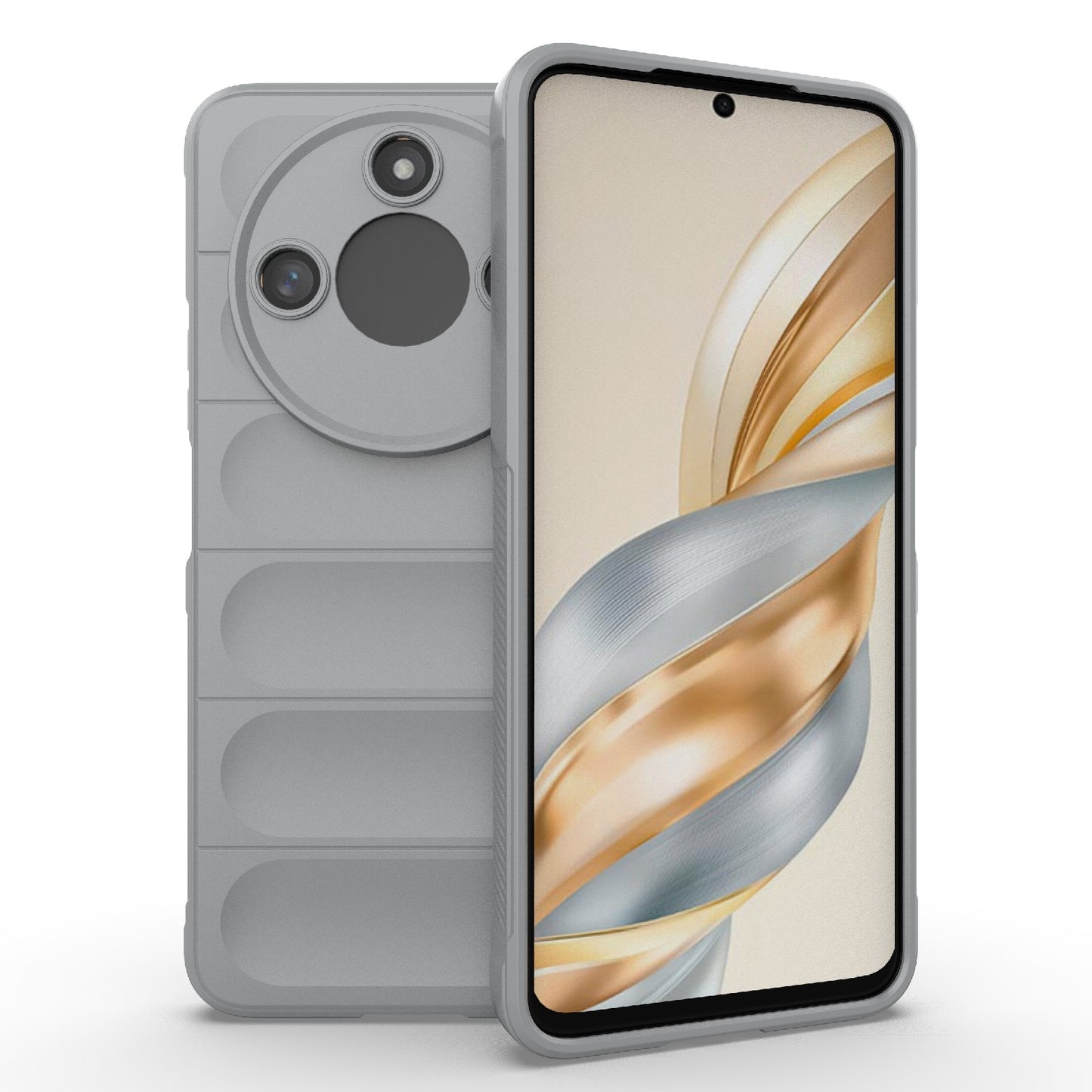 Honor X60 5G Magic Shield TPU + Flannel Protective Phone Case Cover, Shockproof Scratch Resistant