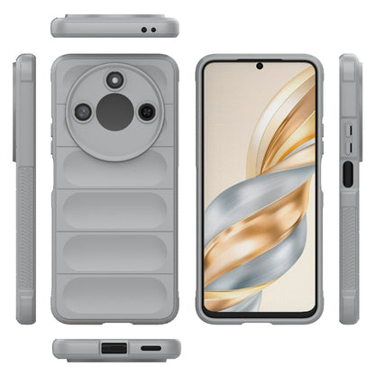 Honor X60 5G Magic Shield TPU + Flannel Protective Phone Case Cover, Shockproof Scratch Resistant
