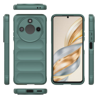 Honor X60 5G Magic Shield TPU + Flannel Protective Phone Case Cover, Shockproof Scratch Resistant