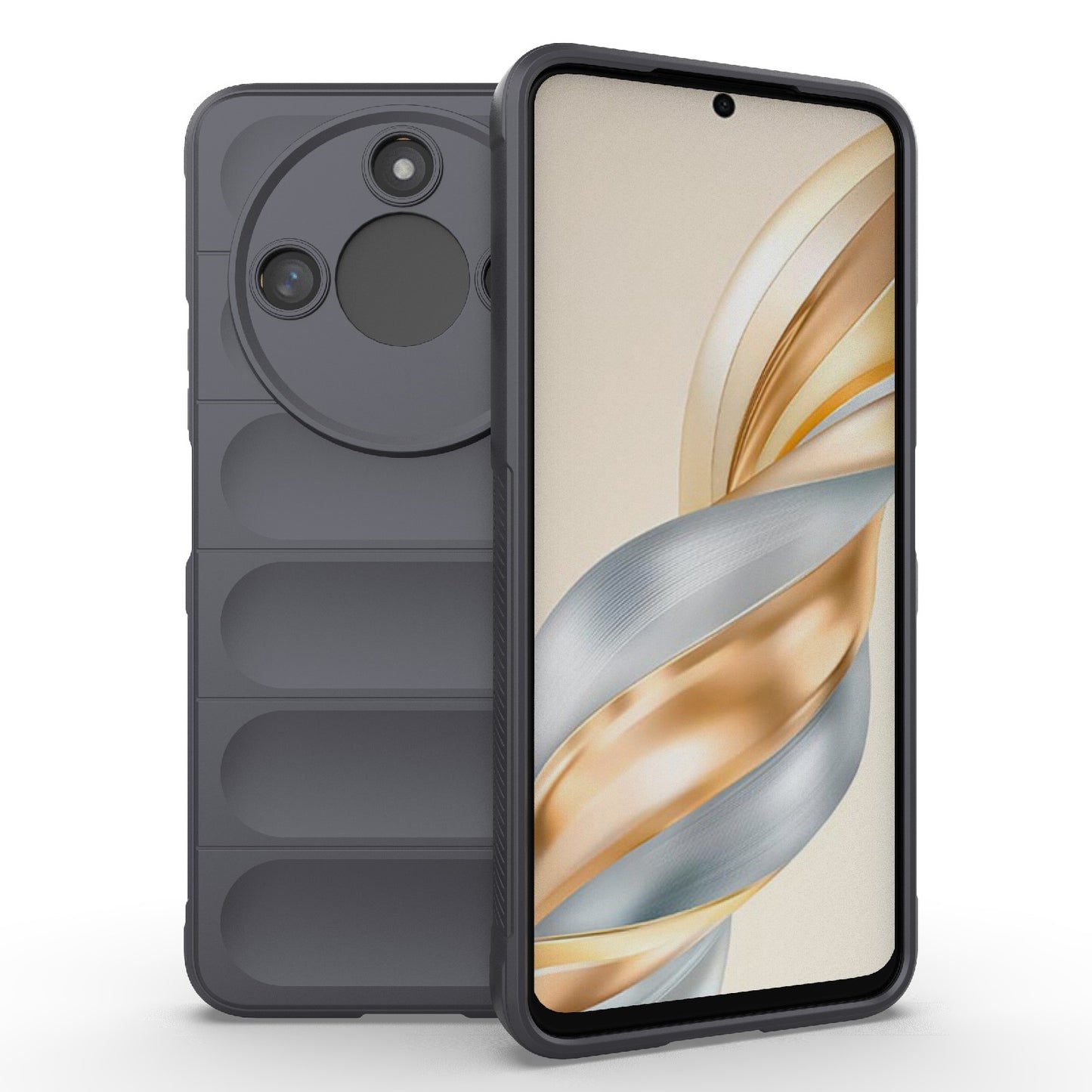 Honor X60 5G Magic Shield TPU + Flannel Protective Phone Case Cover, Shockproof Scratch Resistant