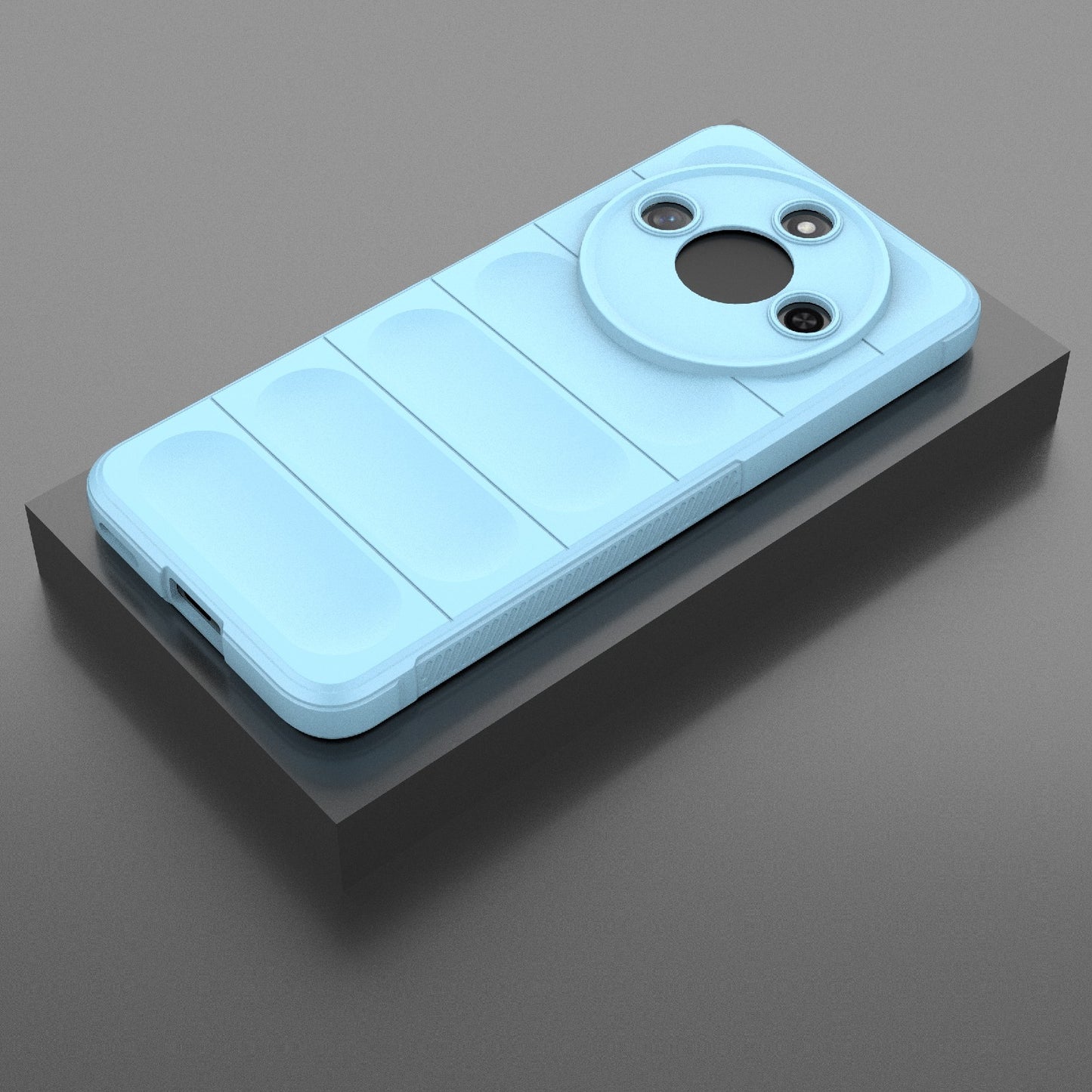 Honor X60 5G Magic Shield TPU + Flannel Protective Phone Case Cover, Shockproof Scratch Resistant