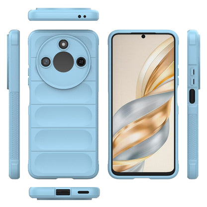 Honor X60 5G Magic Shield TPU + Flannel Protective Phone Case Cover, Shockproof Scratch Resistant