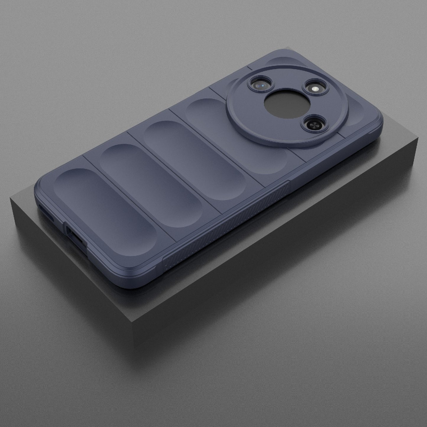 Honor X60 5G Magic Shield TPU + Flannel Protective Phone Case Cover, Shockproof Scratch Resistant