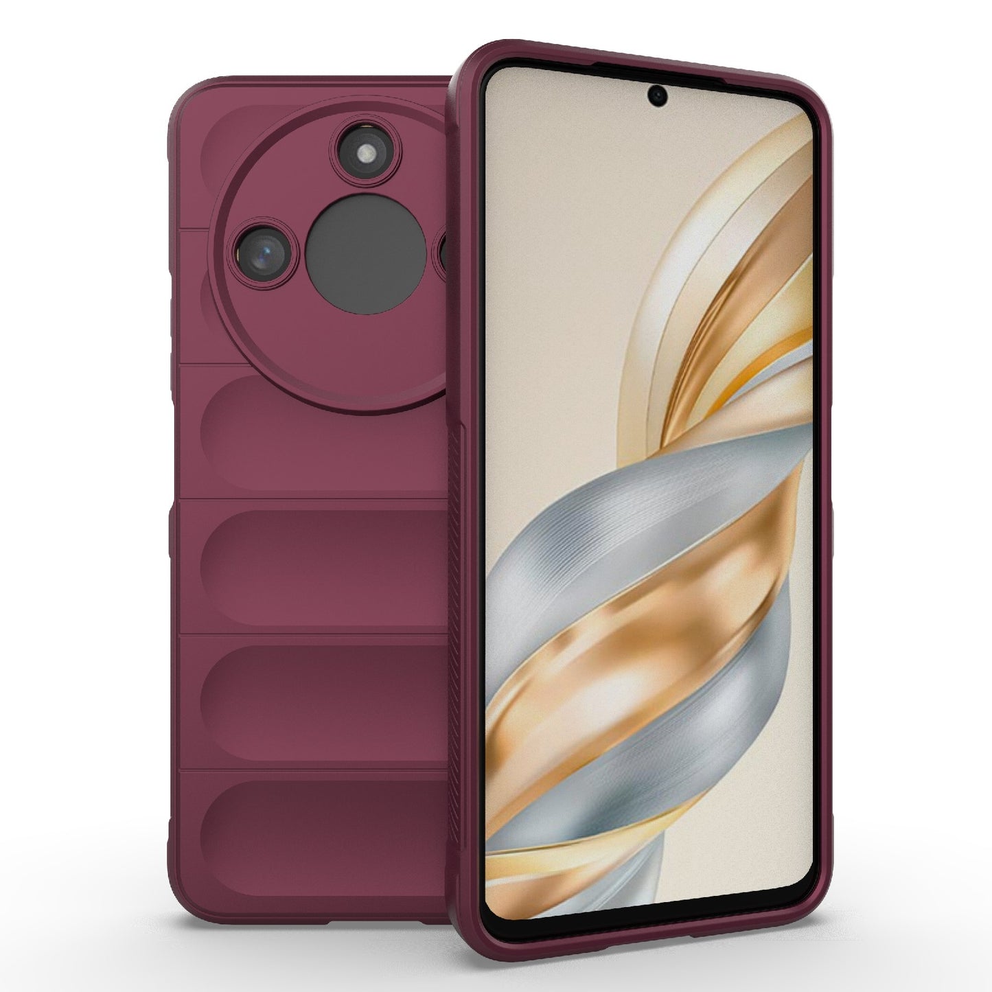 Honor X60 5G Magic Shield TPU + Flannel Protective Phone Case Cover, Shockproof Scratch Resistant