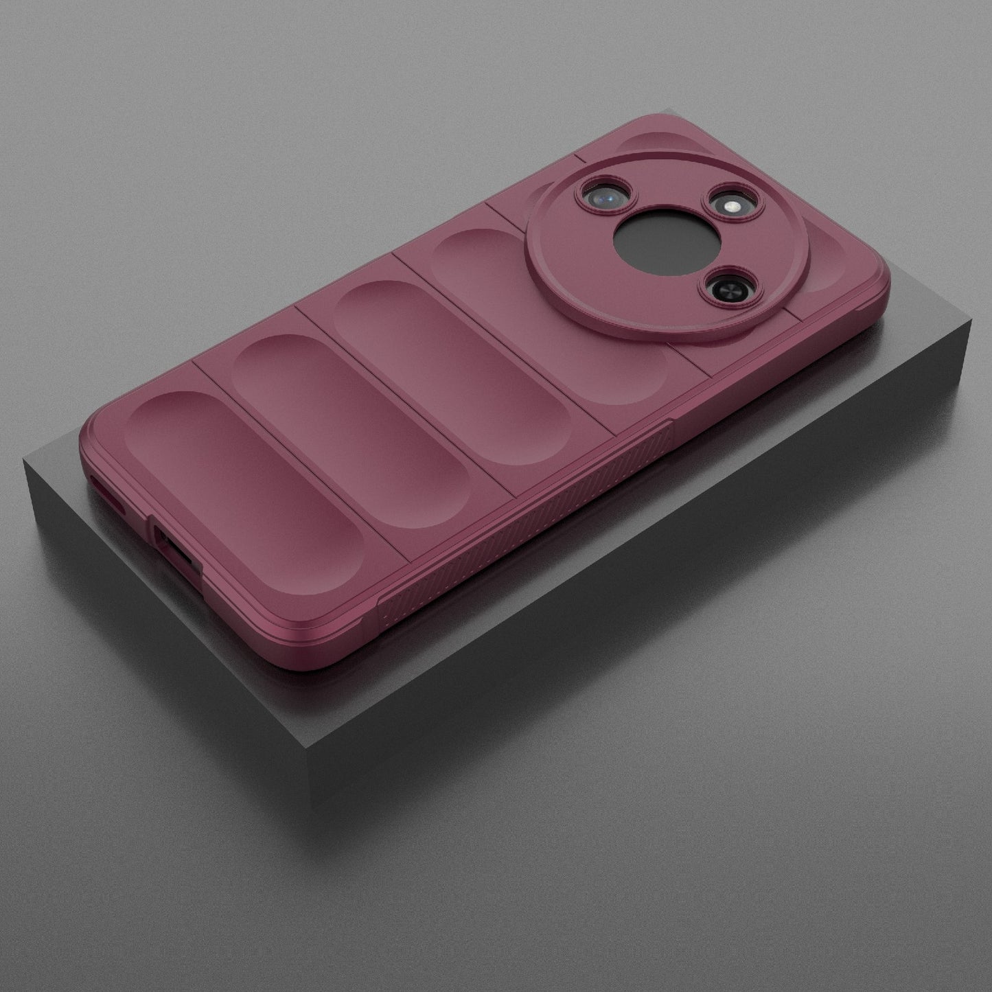 Honor X60 5G Magic Shield TPU + Flannel Protective Phone Case Cover, Shockproof Scratch Resistant