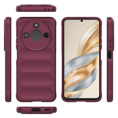 Honor X60 5G Magic Shield TPU + Flannel Protective Phone Case Cover, Shockproof Scratch Resistant