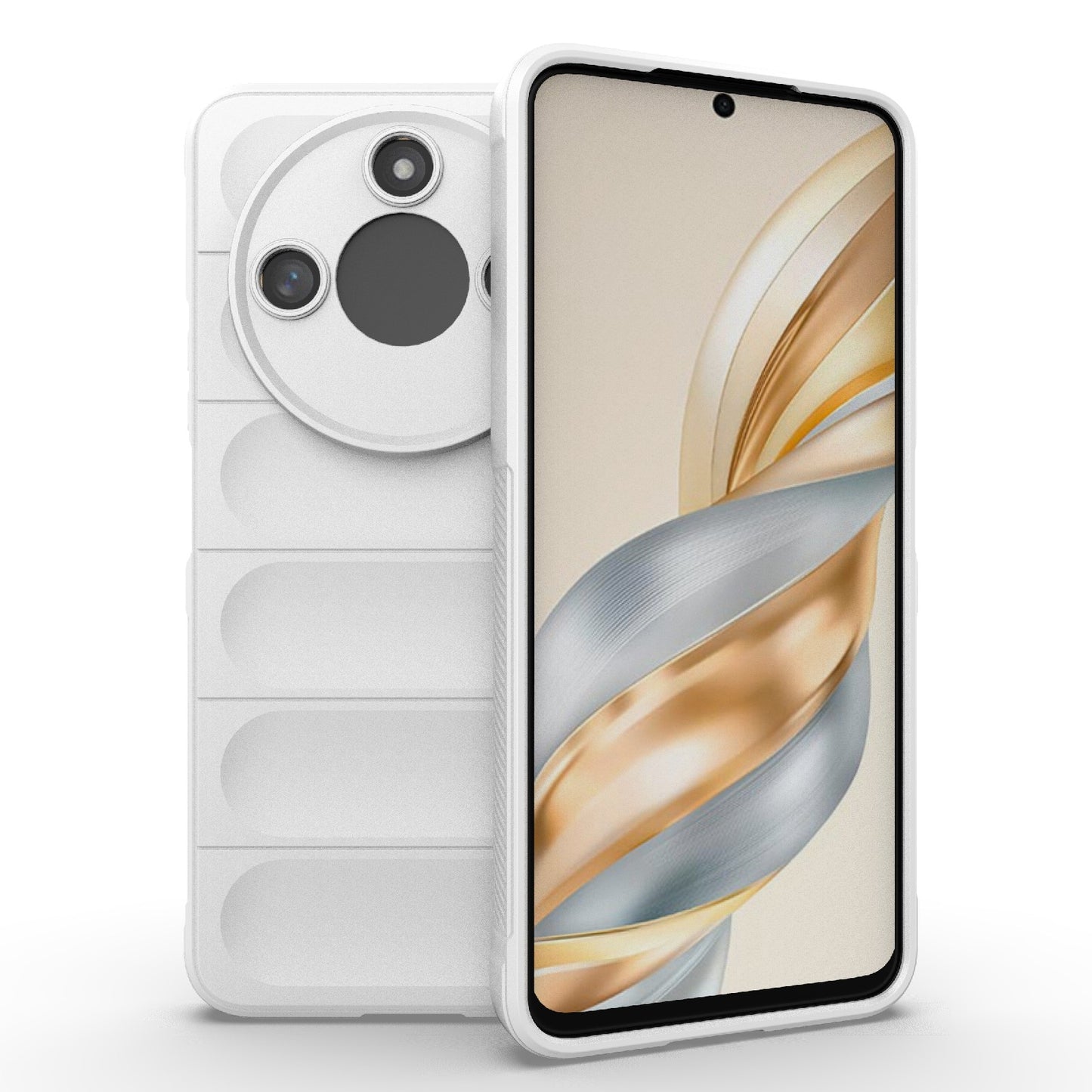 Honor X60 5G Magic Shield TPU + Flannel Protective Phone Case Cover, Shockproof Scratch Resistant