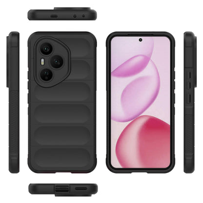 Honor 400 Pro 5G 160.8mm Magic Shield TPU + Flannel Protective Phone Case Cover, Shockproof Scratch Resistant
