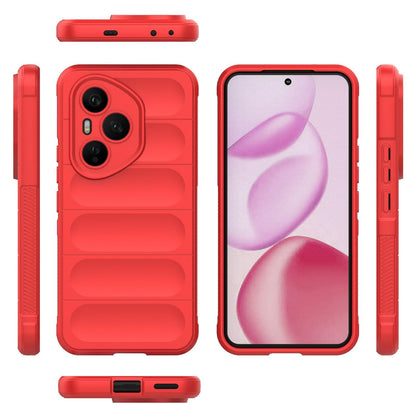 Honor 400 Pro 5G 160.8mm Magic Shield TPU + Flannel Protective Phone Case Cover, Shockproof Scratch Resistant