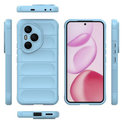 Honor 400 Pro 5G 160.8mm Magic Shield TPU + Flannel Protective Phone Case Cover, Shockproof Scratch Resistant