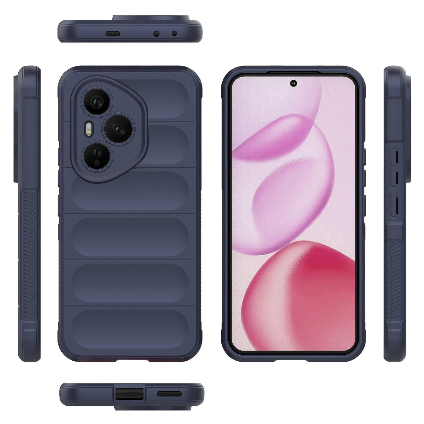 Honor 400 Pro 5G 160.8mm Magic Shield TPU + Flannel Protective Phone Case Cover, Shockproof Scratch Resistant