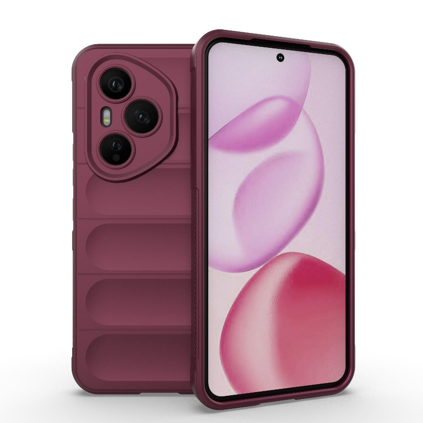 Honor 400 Pro 5G 160.8mm Magic Shield TPU + Flannel Protective Phone Case Cover, Shockproof Scratch Resistant