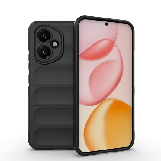 Honor 400 156.5mm Magic Shield TPU + Flannel Protective Phone Case Cover, Shockproof Scratch Resistant