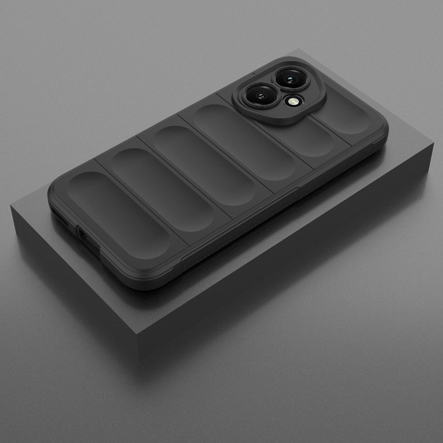 Honor 400 156.5mm Magic Shield TPU + Flannel Protective Phone Case Cover, Shockproof Scratch Resistant