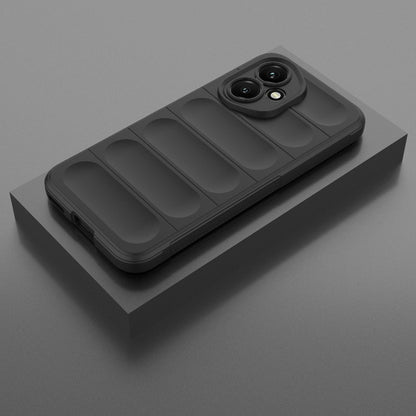 Honor 400 156.5mm Magic Shield TPU + Flannel Protective Phone Case Cover, Shockproof Scratch Resistant