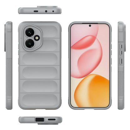 Honor 400 156.5mm Magic Shield TPU + Flannel Protective Phone Case Cover, Shockproof Scratch Resistant