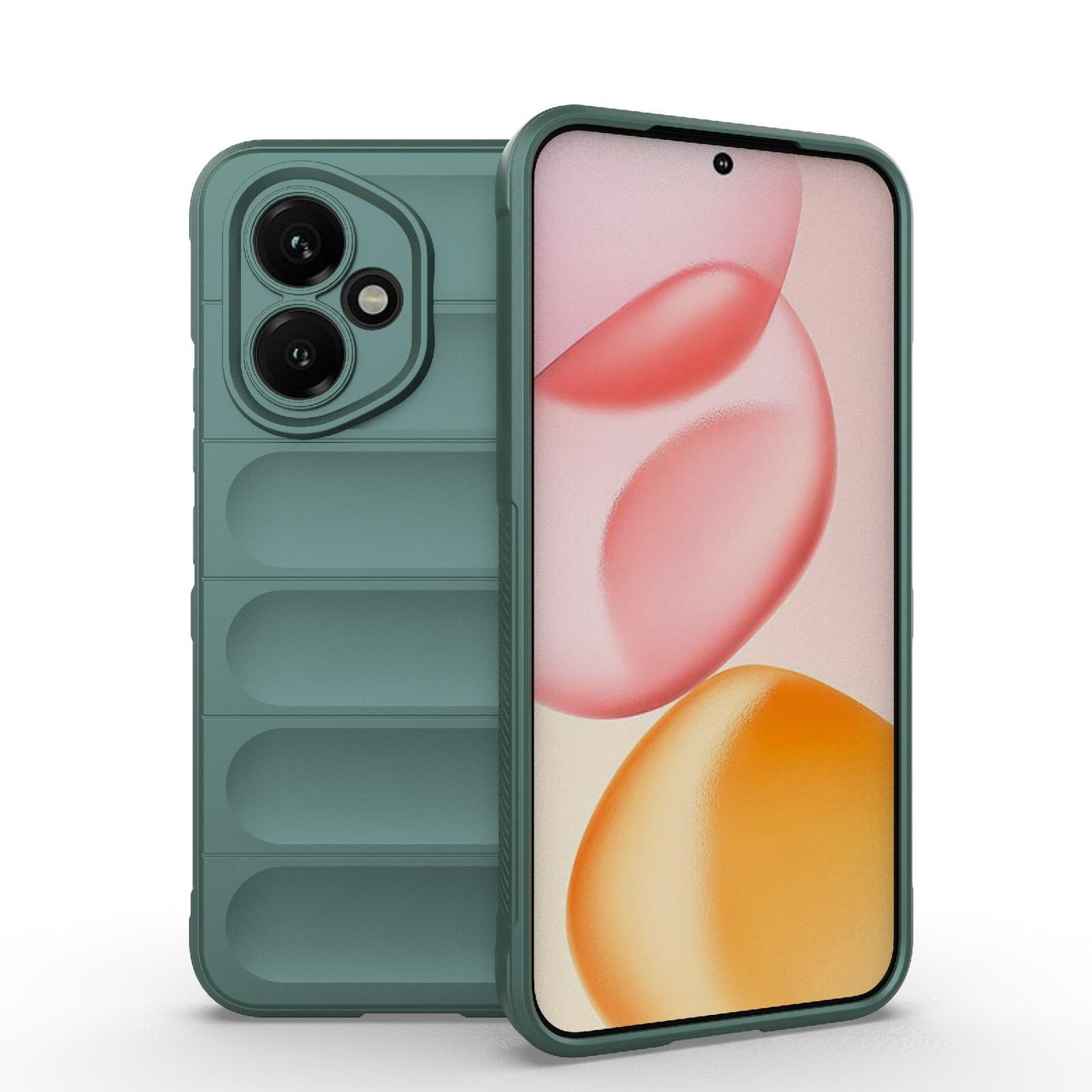 Honor 400 156.5mm Magic Shield TPU + Flannel Protective Phone Case Cover, Shockproof Scratch Resistant