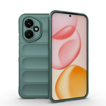 Honor 400 156.5mm Magic Shield TPU + Flannel Protective Phone Case Cover, Shockproof Scratch Resistant