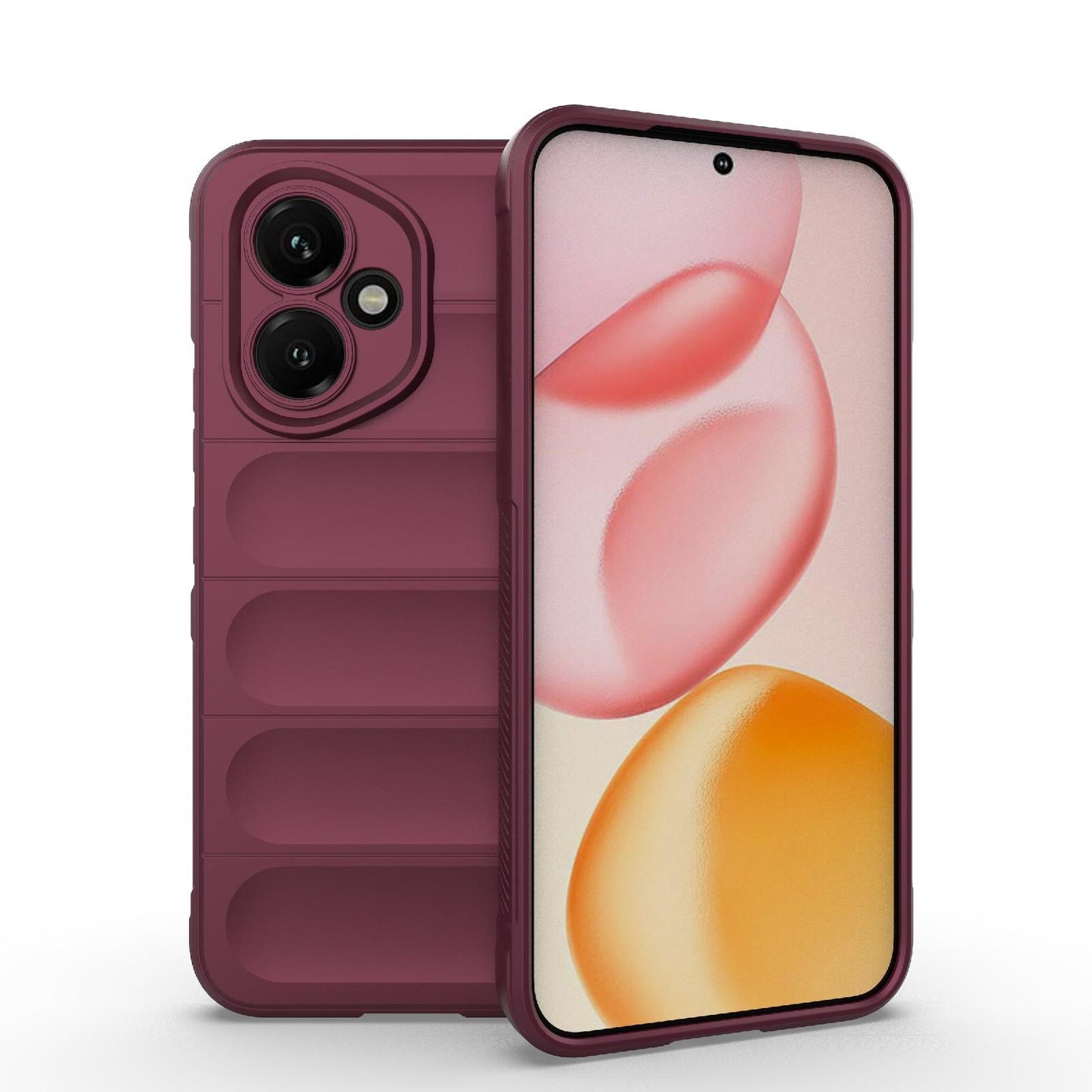 Honor 400 156.5mm Magic Shield TPU + Flannel Protective Phone Case Cover, Shockproof Scratch Resistant