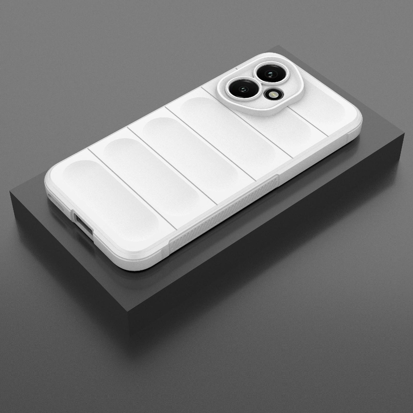 Honor 400 156.5mm Magic Shield TPU + Flannel Protective Phone Case Cover, Shockproof Scratch Resistant