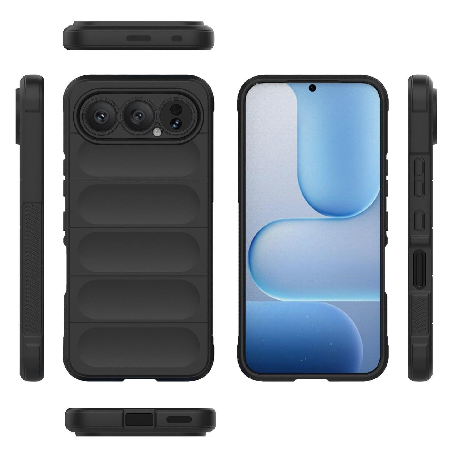 Honor 500 Pro 155.8mm Magic Shield TPU + Flannel Protective Phone Case Cover, Shockproof Scratch Resistant